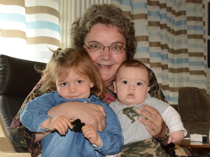 Mom and her Grandkids